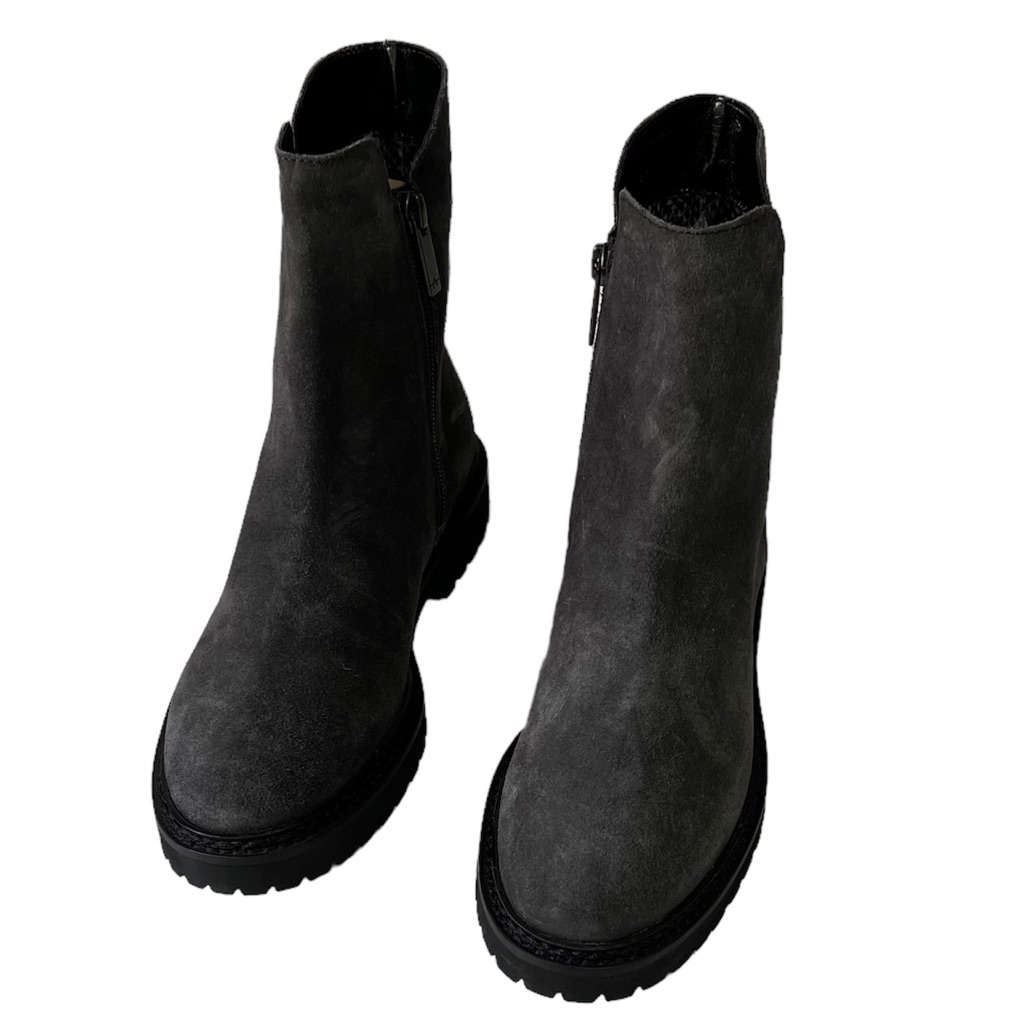 Aquatalia Madelyn Gray Suede Boot Women’s Size 6.5